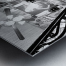 BW Vintage Gas Pumps Upstairs Metal print