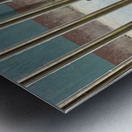 Sad Dog Behind Bars Metal print