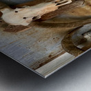 A Cat with Horns Metal print