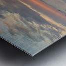 Sunset Swing on the Beach Metal print