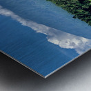 Mount Agung with Rice Fields Bali Metal print