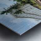 Railroad by the Ocean 3 Metal print