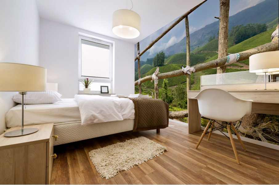 Peak a Tree Mural print