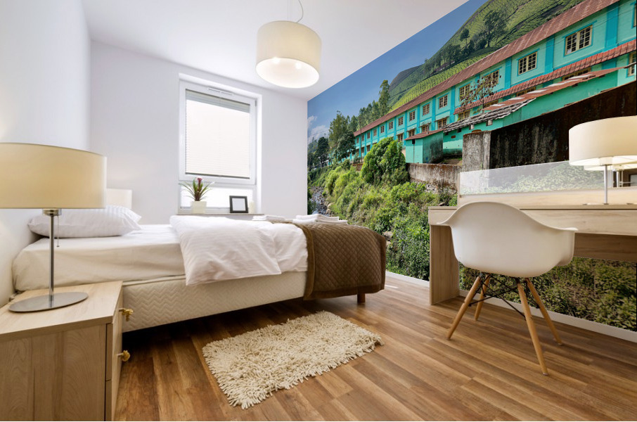 Living by the River Mural print