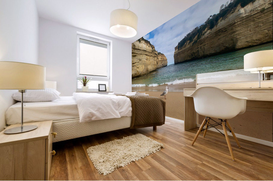 Bird on the Beach Mural print