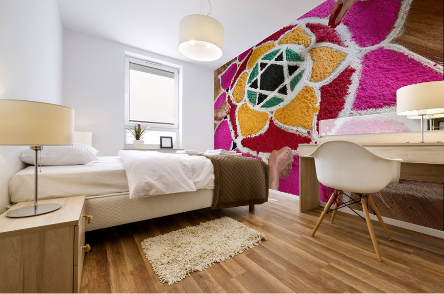 Mandala Hands Mural print