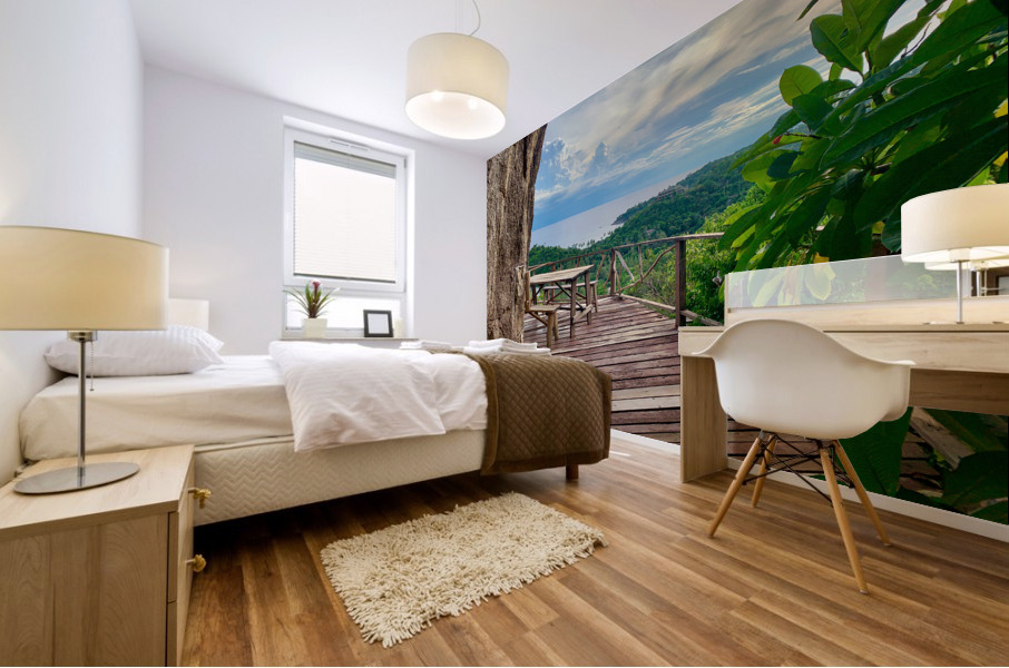 The Picnic View Mural print