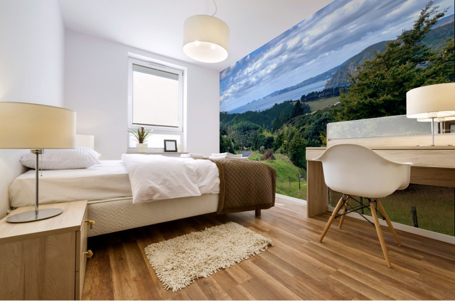 Road to the Bay Mural print