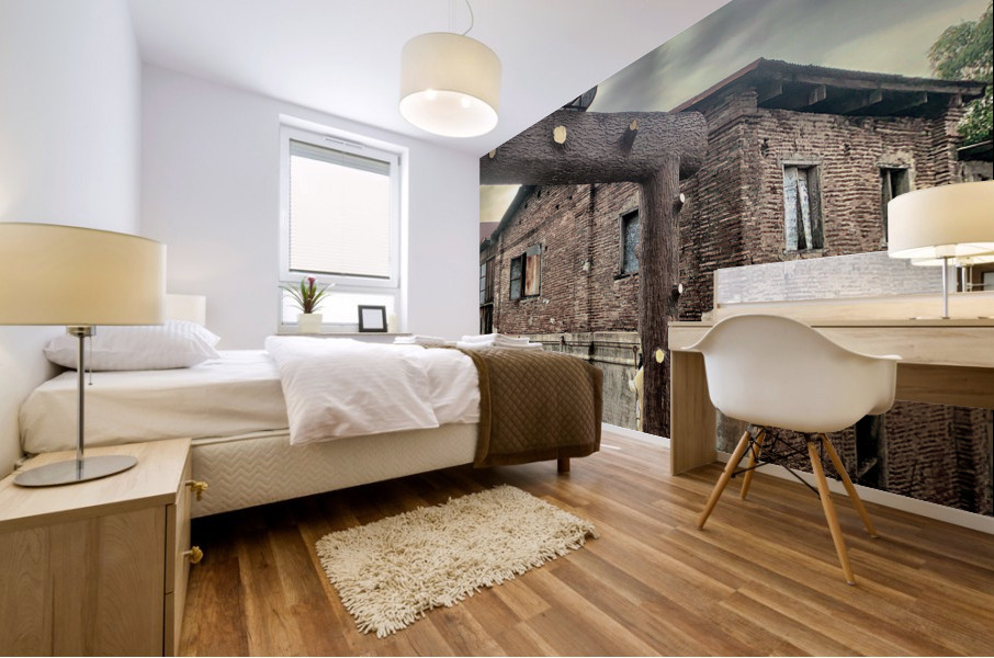 The Crown Mural print