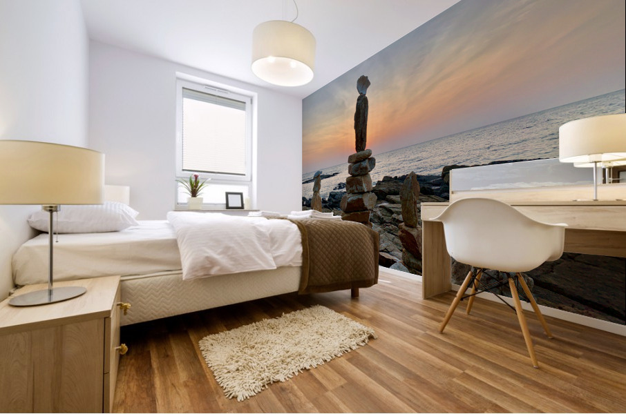 Rock Balancing 2 Mural print