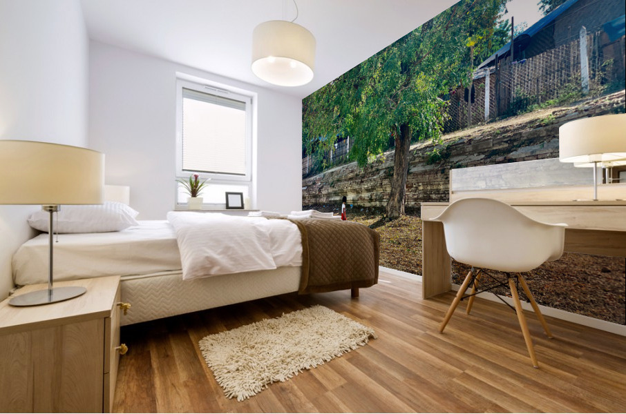 The Little Girl and the Tree Mural print