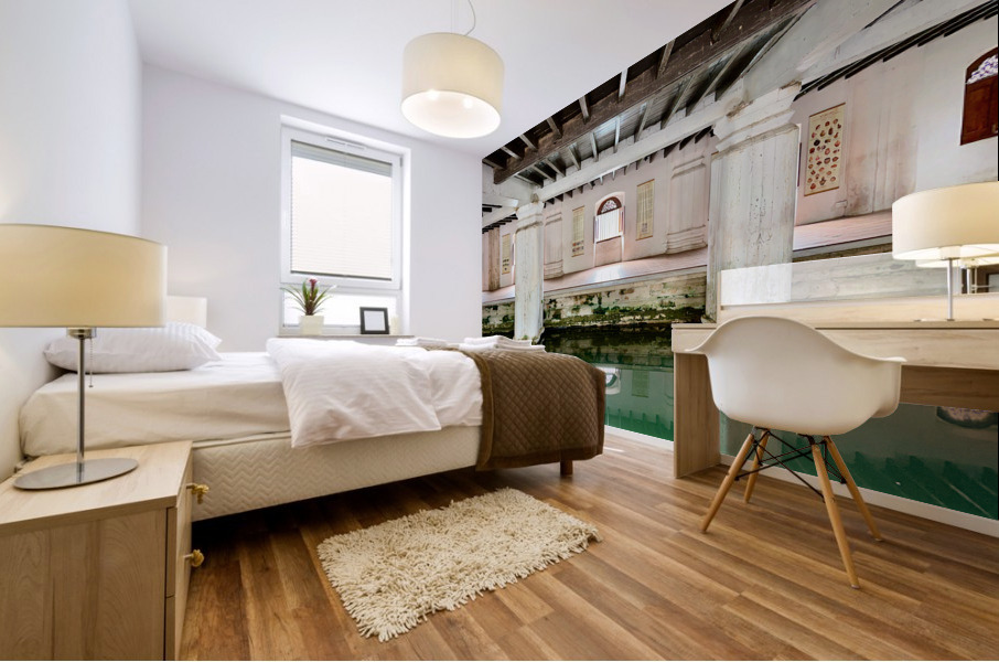 Ulupen Geya Kandy Lake Inside Reflection Mural print