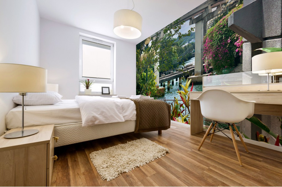 The Pink Train Mural print