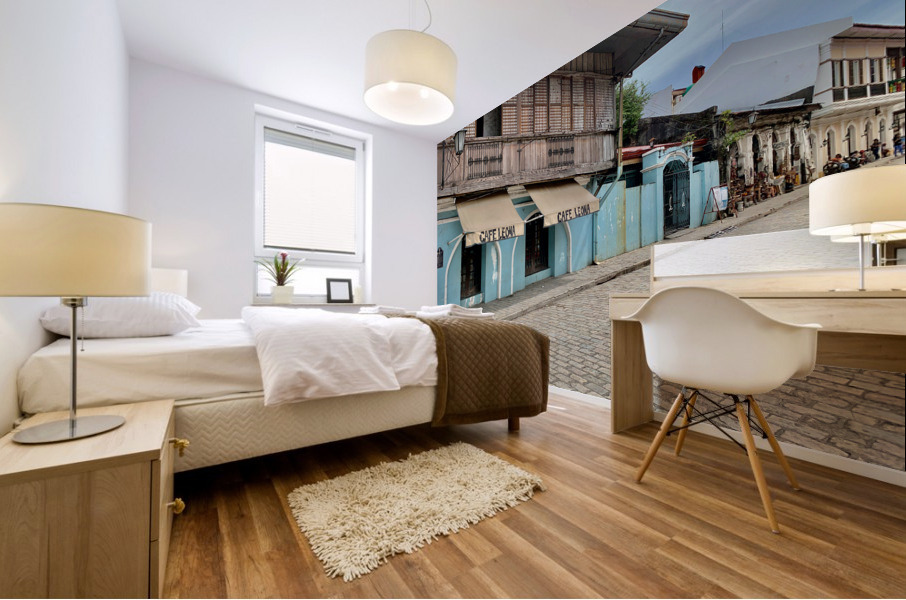 Empty Vigan Street Mural print