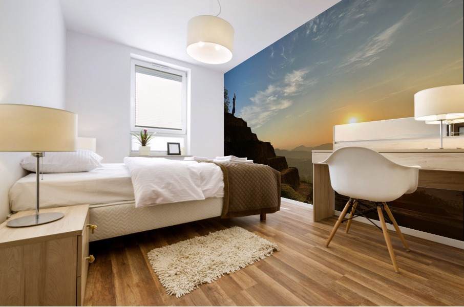 Sunrise on Top of Sigiriya Sri Lanka 2 Mural print