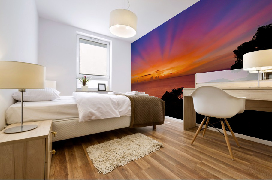 Amazing colourful Sunset 1 Mural print