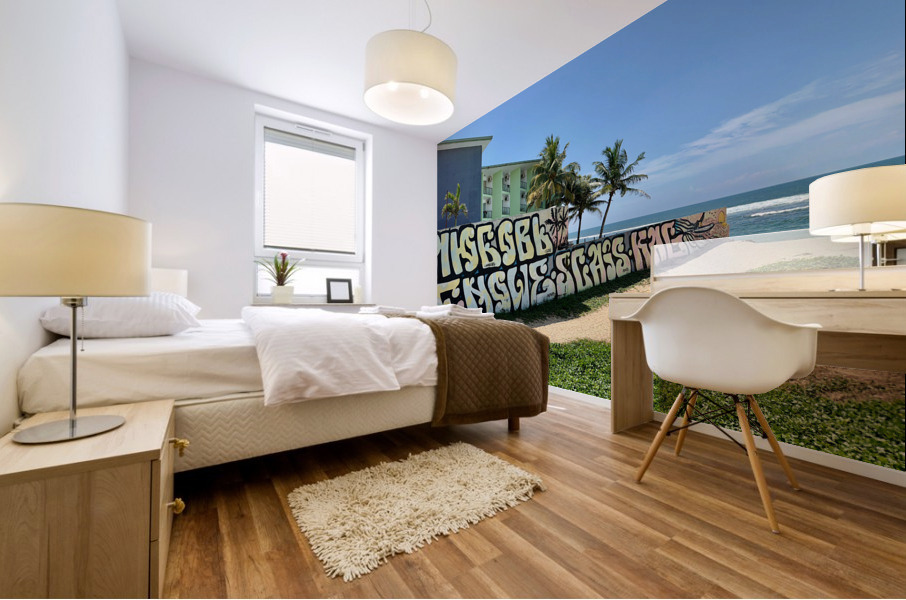 Graffiti by the Sea Mural print