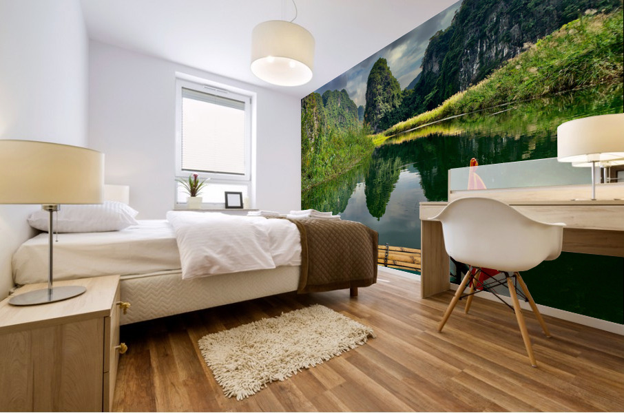 Ninh Binh Reflections Vietnam 4 Mural print