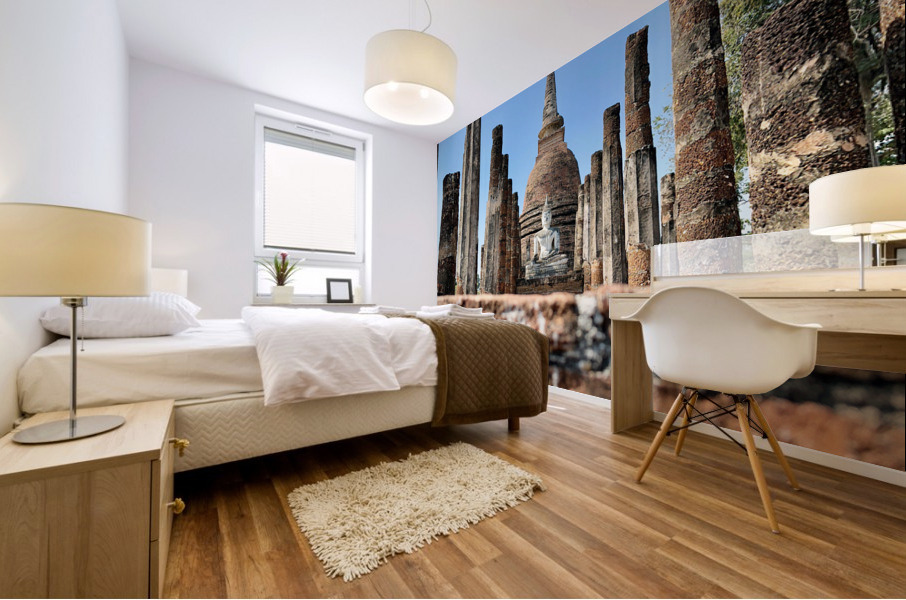 Wat Sa Si Temple 1 Mural print