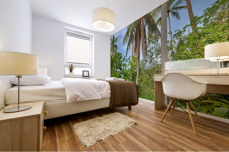L Palm Tree Mural print