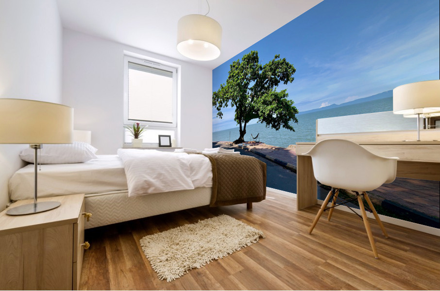 Tree in the Curve Mural print