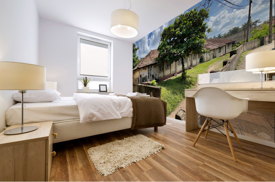 House in Galle Sri Lanka Mural print