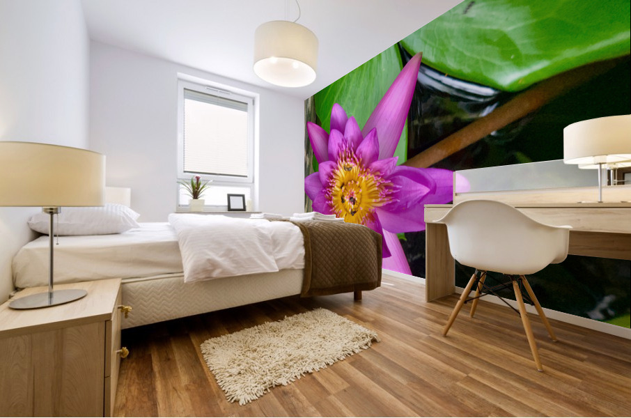 Purple Flower Mural print