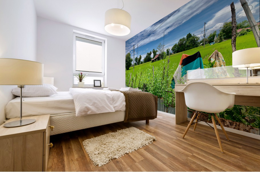 Village House Mural print