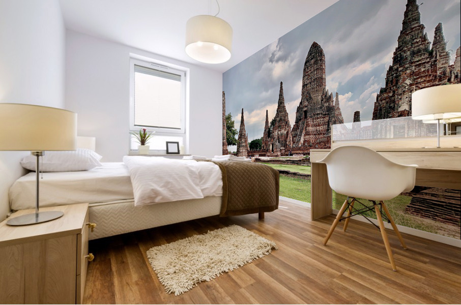 Ayutthaya Historical Park Temples 1 Mural print