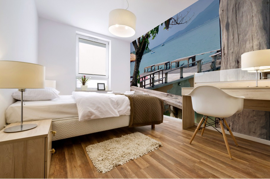 Patio with a View Mural print