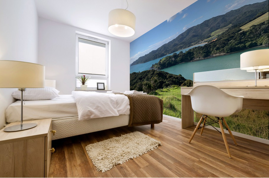 Viewpoint in Rangikapiti Pa Historic Reserve New Mural print