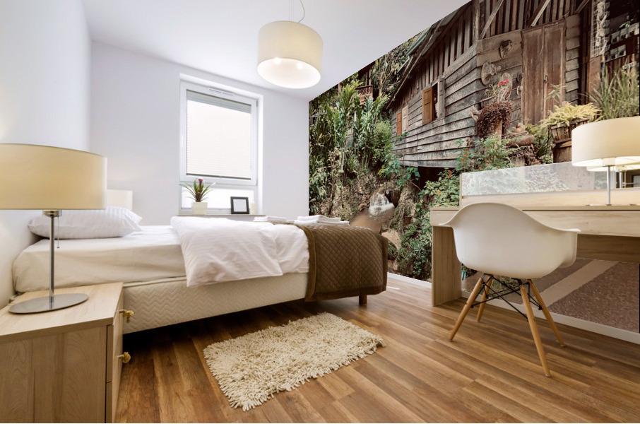 Mae Kampong Village Thailand 1 Mural print