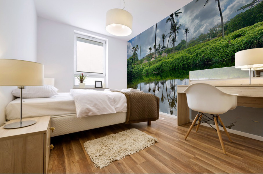 Bali Reflections Mural print