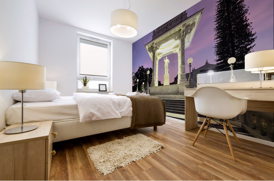 Mysore City Hall Statue Mural print