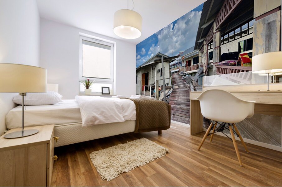 Kampong Ayer Floating Village Brunei 3 Mural print