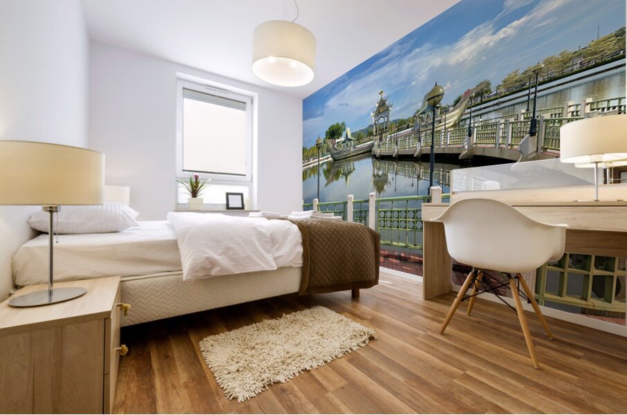 Omar Ali Saifuddien Mosque Collection Brunei 12 Mural print