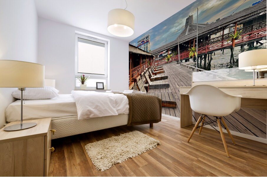 Semporna Marina Borneo 3 Mural print