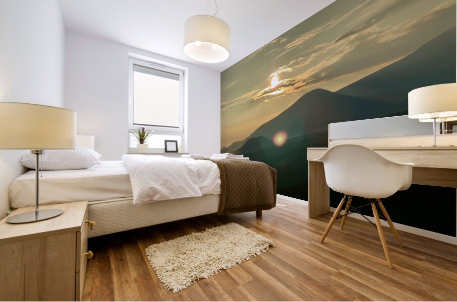 Beautiful Sunrise Jeju South Korea 3 Mural print