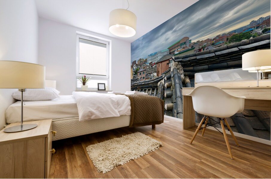 Bukchon Hanok Village Seoul Korea 1 Mural print