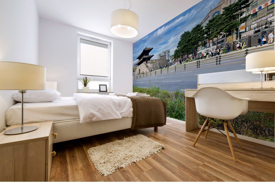 Heunginjimun Street View Seoul South Korea Mural print