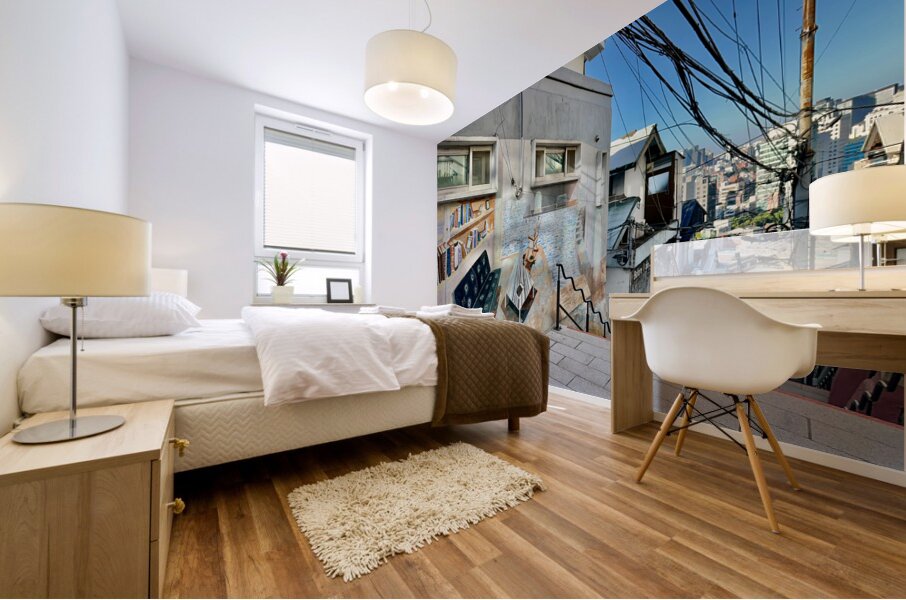 Ihwa Mural Village Seoul Korea 5 Mural print