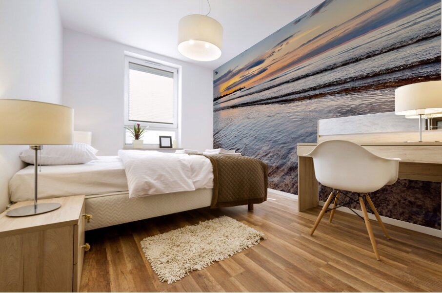 Samyang Beach Sunset Jeju South Korea 3 Mural print