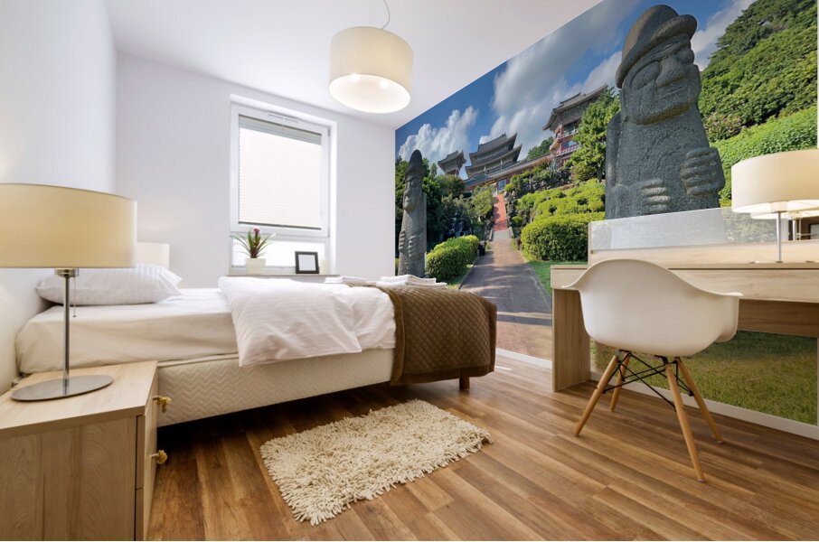 Yakcheonsa Temple Jeju South Korea 1 Mural print