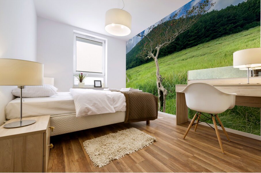 The Tree Jeju South Korea Mural print