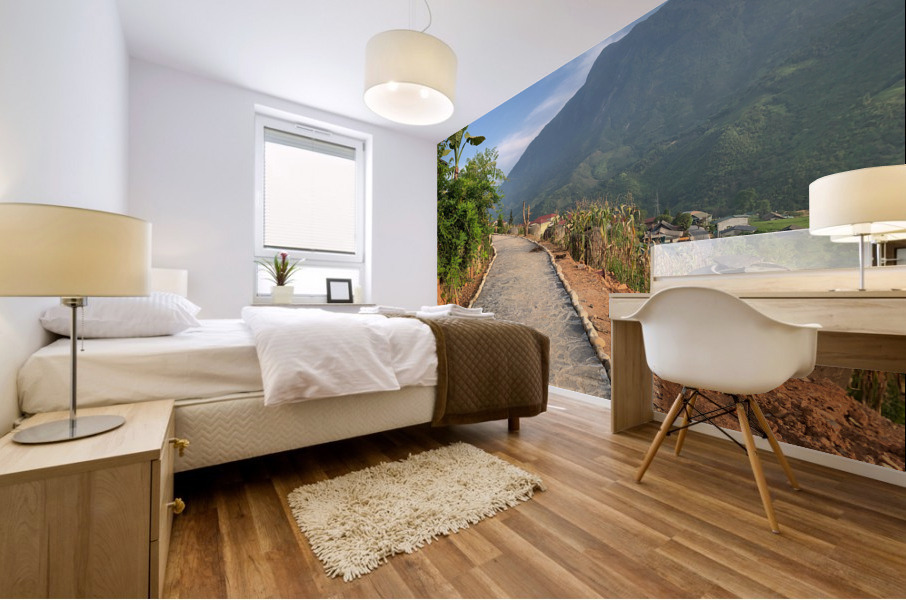 Follow The Road Mural print