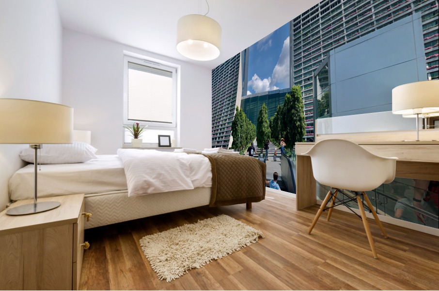 Up to the Sky Mural print