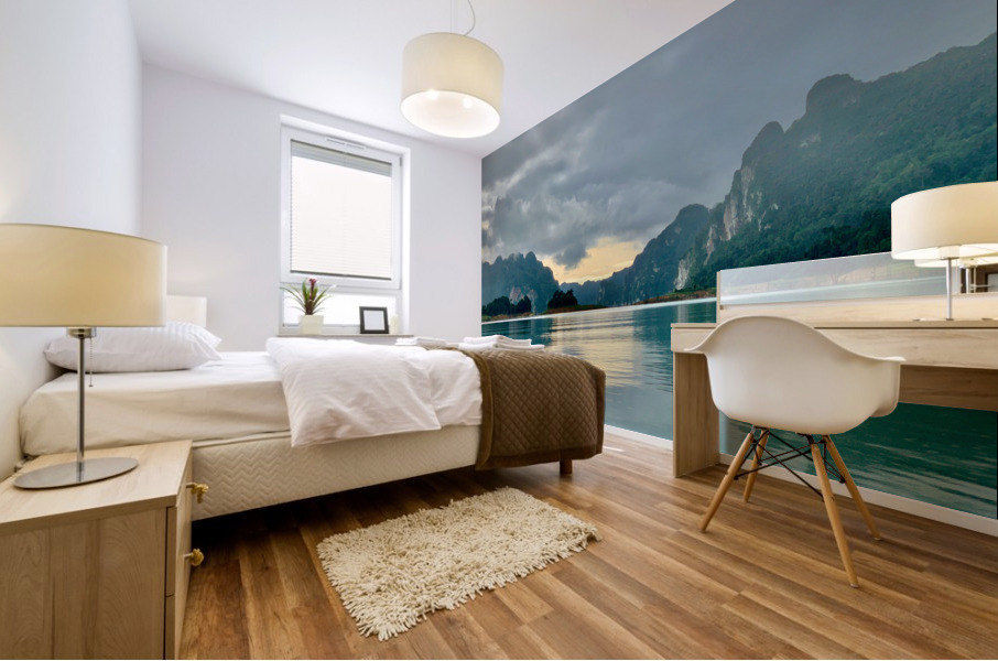 Scary Sky Ahead Mural print