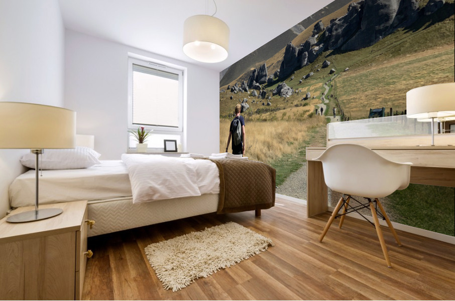 Ready For the Hike Mural print