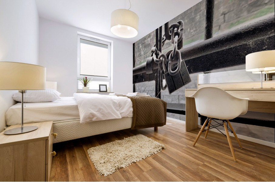 Locked Up Mural print