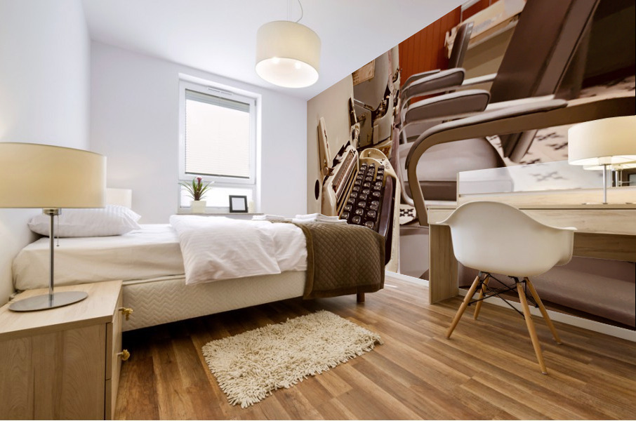 Old Typing Room Mural print